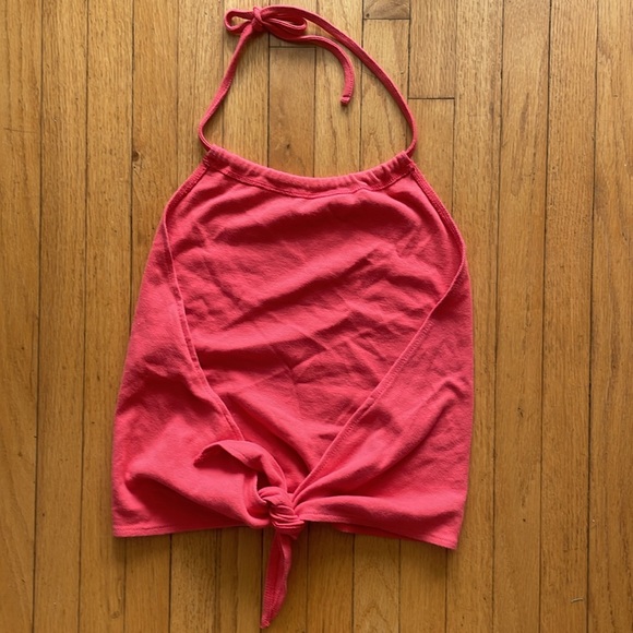 Express Jeans Y2K Open Back Halter Top - Sz XS - Picture 2 of 5